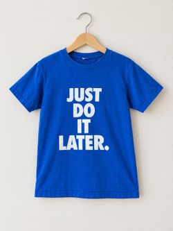 Funny "Just Do It Later" Graphic T-Shirt, Size S, Unisex