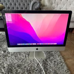 27” Apple iMac All in One Desktop Computer Intel i3 8GB RAM 1TB HDD  macOS Monterey - $159 