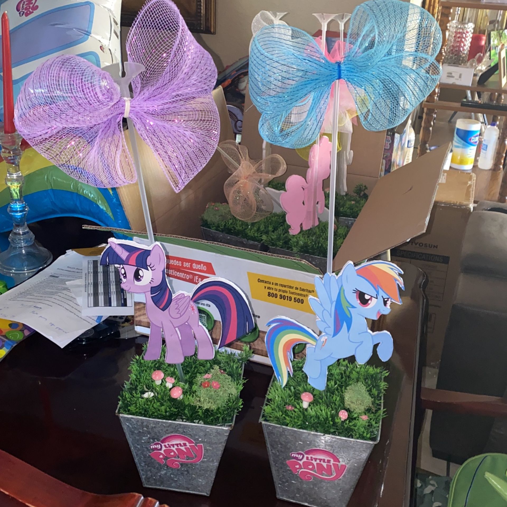 My Little Pony Table Centers