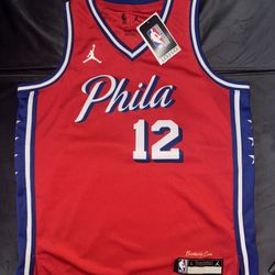 76ers Tobias Harris Jordan Statement Edition Jersey Size Large Youth 