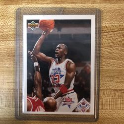 Michael Jordan 1991 Upper Deck All Star Checklist Card #48 $7 Pick Up Will Also Ship Through Pay Pal Cash App Or Venmo For $12