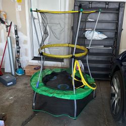 Skywalker Trampolines Mini Trampoline with Enclosure Net