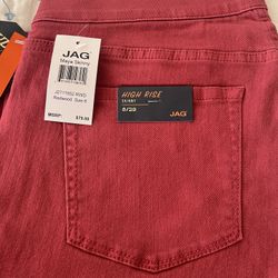 JAG JEANS Red Size 8