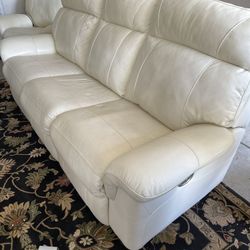 Leather Recliner Sofa And Chair