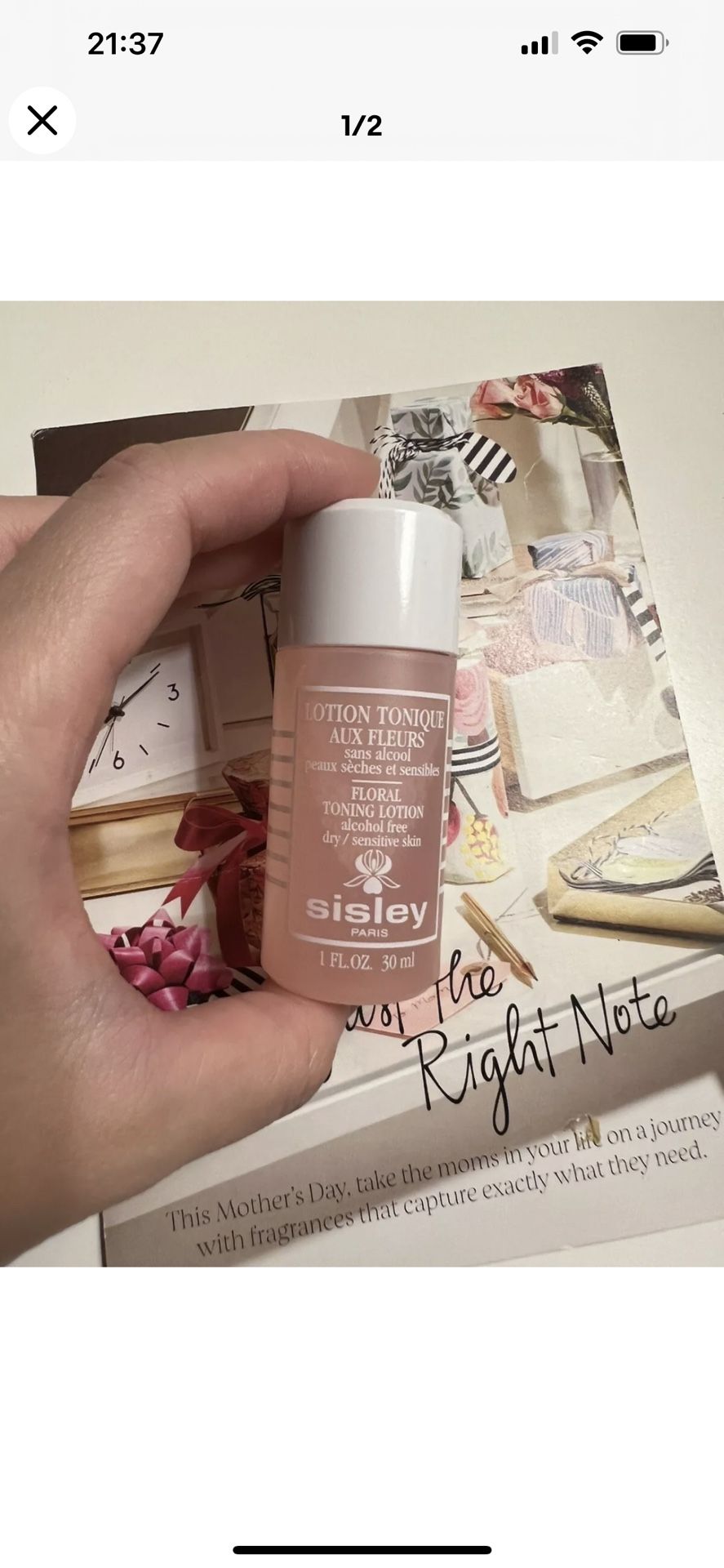 Sisley Paris Botanical Floral Toning Lotion Alcohol Free 1oz. 30ml