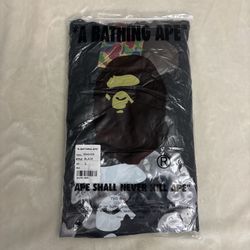 “BAPE” Tee Black Blur Print 
