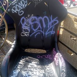 Graffitied Gaming Chair