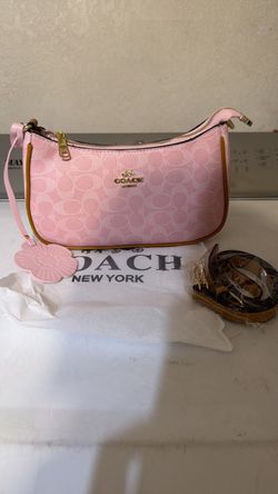 Coach Pink Signature Shoulder Bag