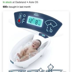 Baby Patent Aqua Scale 3-in-1 Digital Scale Water Thermometer and Infant Tub