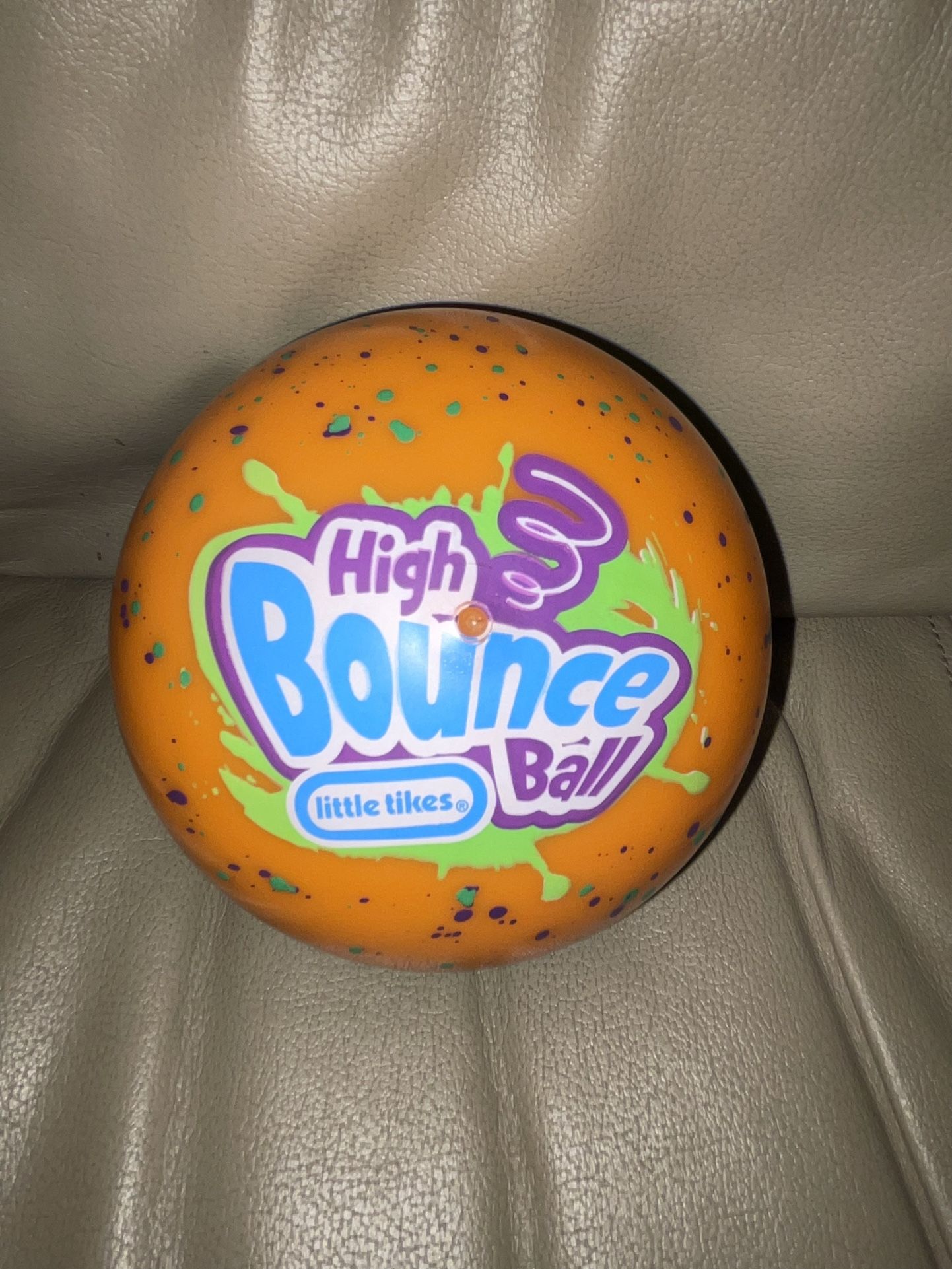 Little Tikes High Bounce Ball NWT Play Fun Time Throw Catch Roll Activity Kids