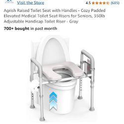 Brand New Raised Toilet Seat 