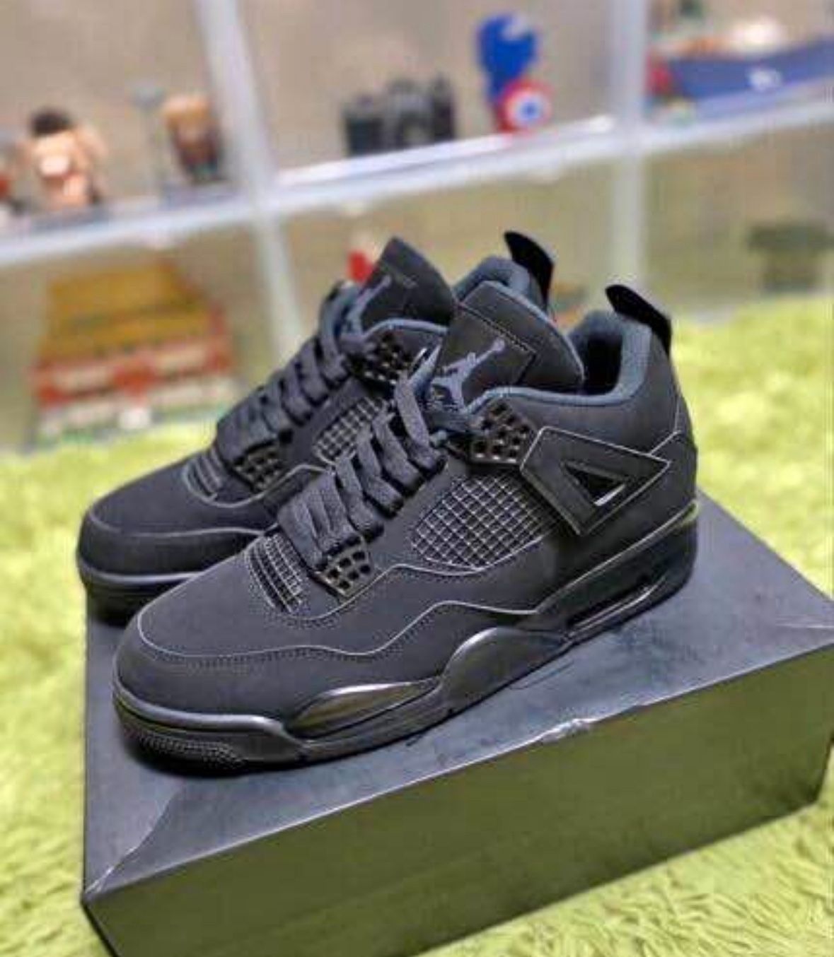 Black Cats Jordan 4s