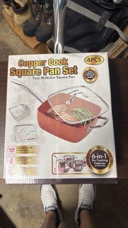 Copper Cook Square Pan Set