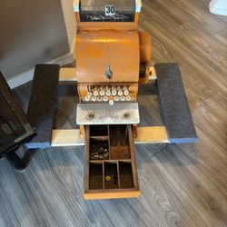 Antique National Cash Register Model 717