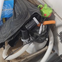 Sand Filter With Solar Heater Above Ground Pool