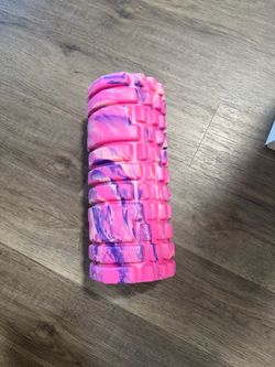 Pink Purple Marble Textured Foam Roller