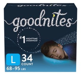 Goodnites Nighttime Underwear Size L
