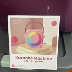 Mini Karaoke Machine With Microphone