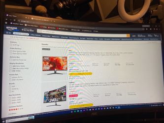 AOC 32 INCH CURVED 240 HZ GAMING MONITOR