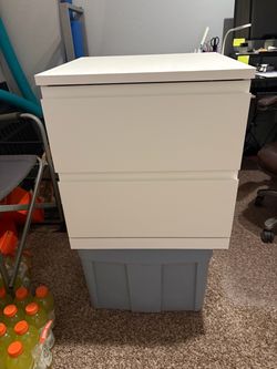 IKEA Storklinta 2 drawer night stand