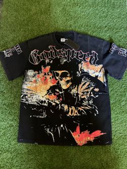 Black Godspeed Tshirt(Flame)