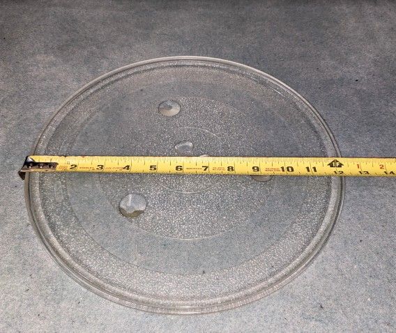 Microwave Oven Glass Turntable Plate 12 1/4 Inch