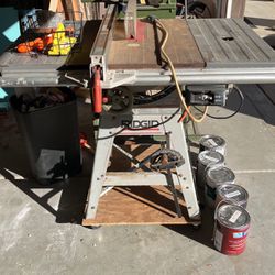 Rigid Table Saw Router Table Combo