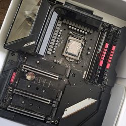 Aourus Z590 Xtreme With Ram And CPU