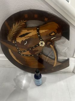 Wooden horse frame