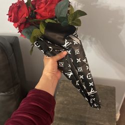 Valentine Roses With LV Wrap 