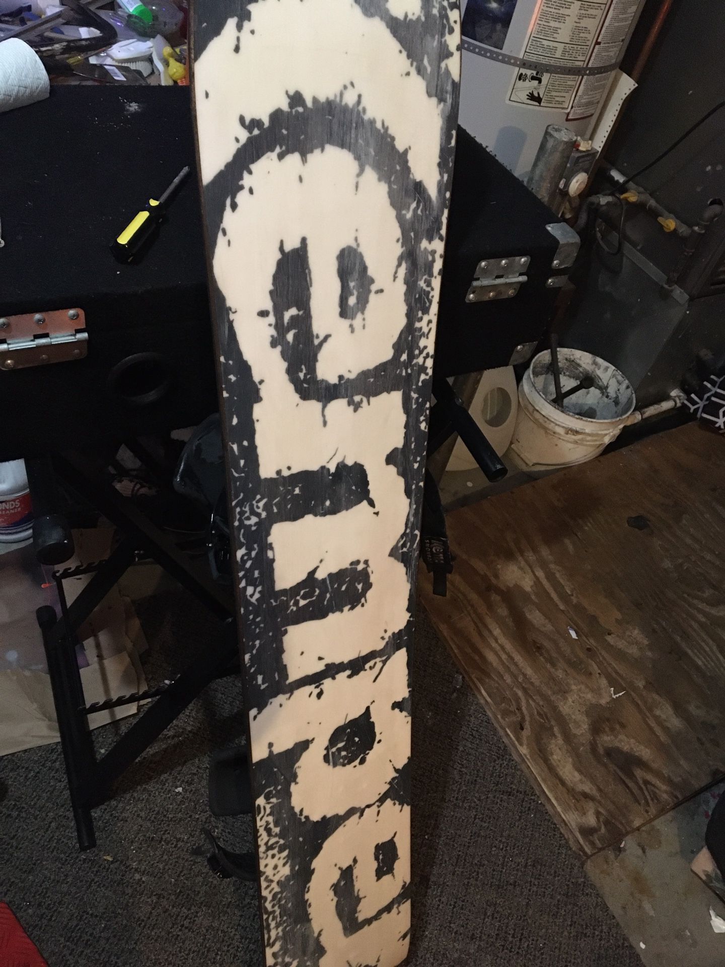 Snowboard, Vintage Kemper 160, Year 1986.