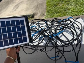 Solar power watering system