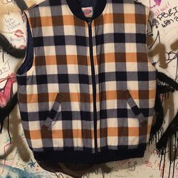 Dickies Flannel Lumberjack Vest