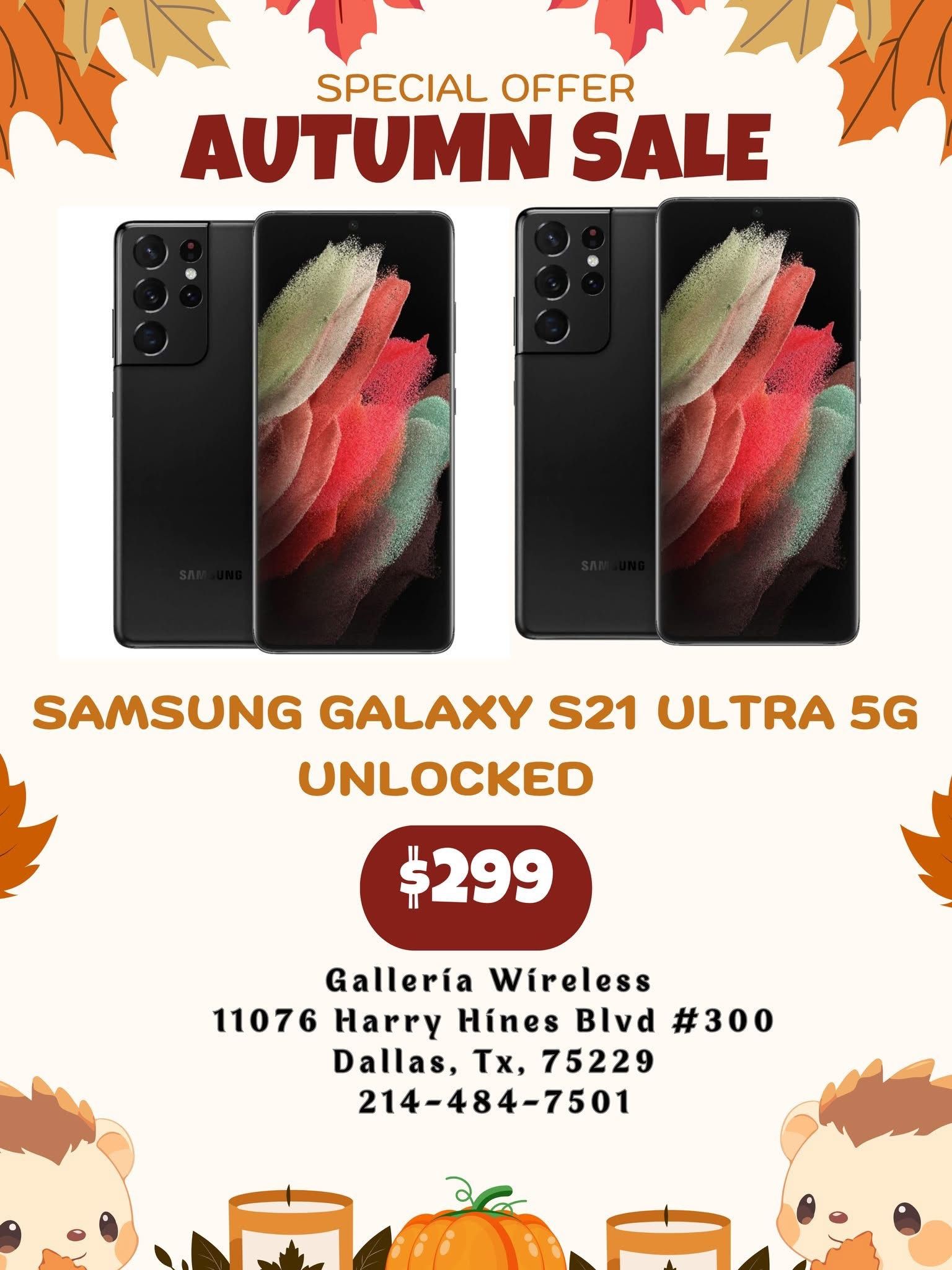 Samsung Galaxy S21 Ultra 128gb Unlocked