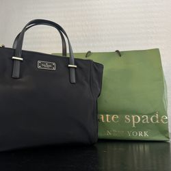NWT Kate Spade Alyse Wilson Road Nylon Satchel - Black