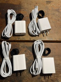 USB C Charger 18w-pd Wall Charger 6.6 Ft Type C Charging Cable White Ewuonu