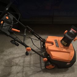 Tack Life 20” Electric Snow Thrower With Extension Cord 