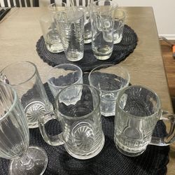 Glass Cups Set Of 14