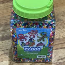 Perler  Beads  Jug     Assorted  Colors
