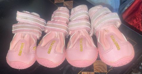 Dog Booties Size 1 Pink