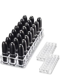 Clear Acrylic Lipstick Organizer Holder