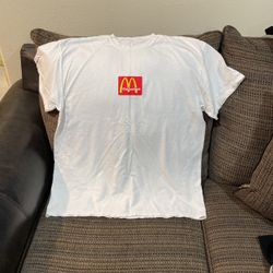 Size Large. McDonald’s, Travis, Scott, cactus jack T-shirt.