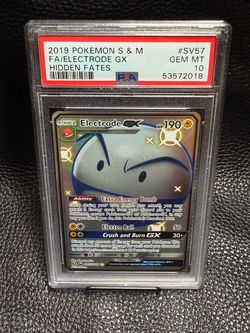 ELECTRODE GX FA 2019 HIDDEN FATES PSA10