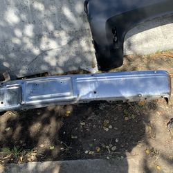 Chrome truck bumper