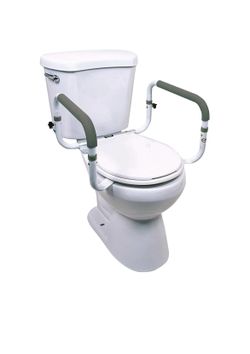 Carex Toilet Safety Frame Toilet Safety Rails With Adjustable Width support 300l