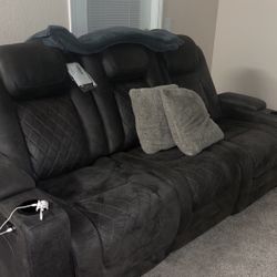 Ashley furniture HyllMont Dual Power Reclining Sofa
