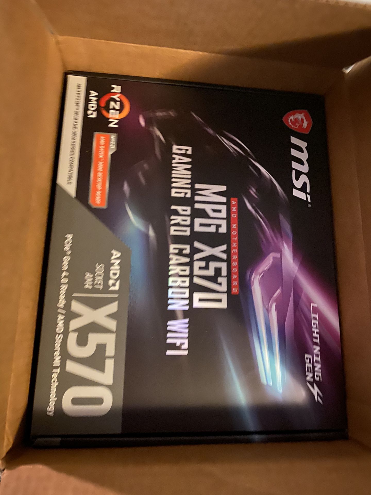 Selling Brand New MSI MPG X570 GAMING CARBON WIFI