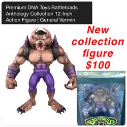 New in box collections action figure Battle toads general vermin $100 pick up east Palmdale 