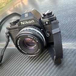 Nikon EM 35mm Film SLR Camera TESTED