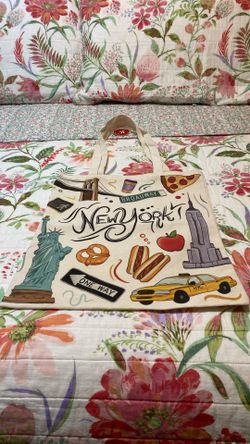 NEW YORK SOUVENIR CANVAS BAG/TOTE